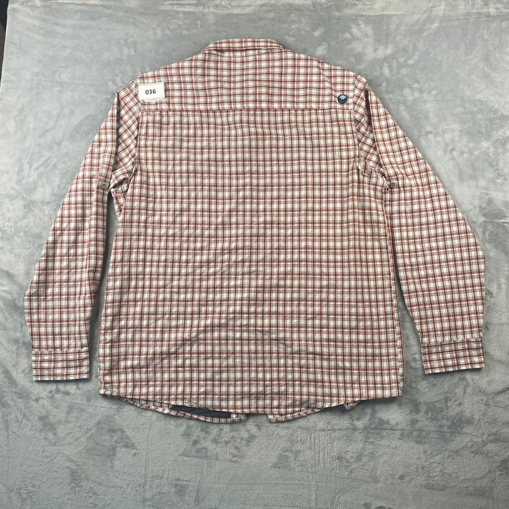 Wrangler Outdoor Mens Tall XLT Plaid Lightweight Breathable Button Down Shirt - Picture 16 of 16